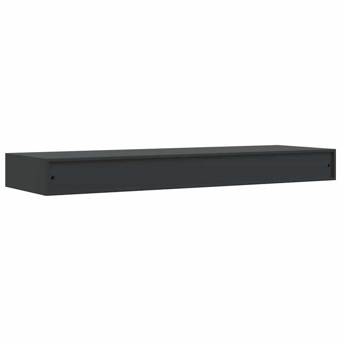 Vidaxl Étagère murale avec tiroir 80cm - Noire - Jusqu'à -34%