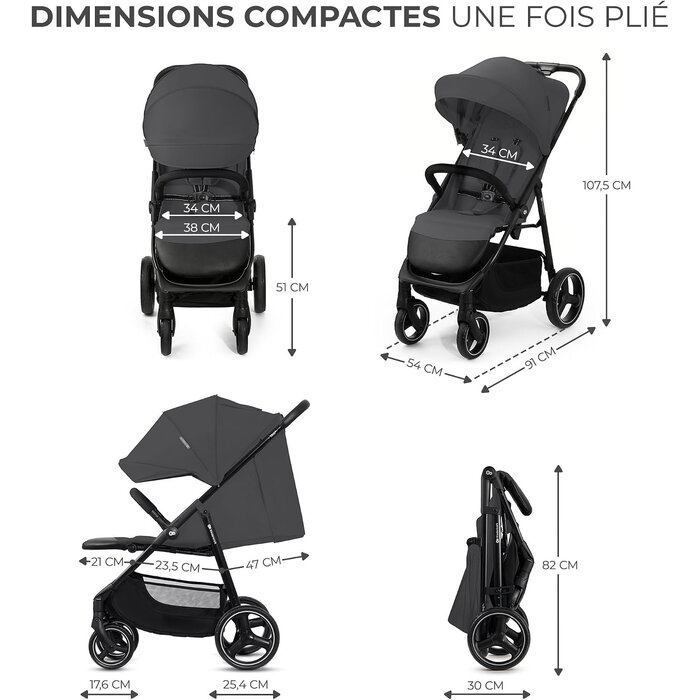 Poussette maniable et légère - Jusqu'à 35% de réduction