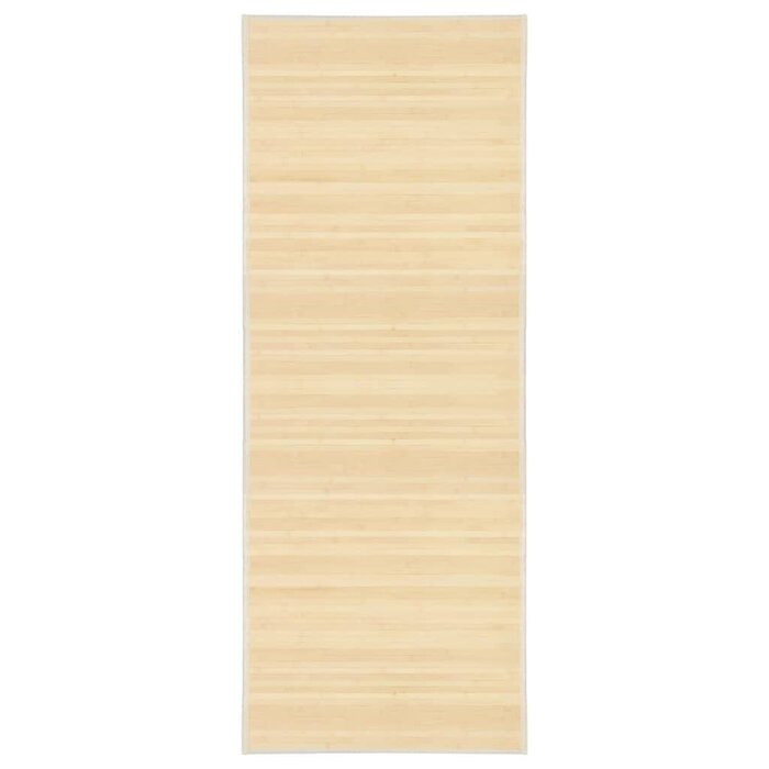 Vidaxl Tapis en bambou naturel 80x200 cm - Jusqu'à 33% de remise