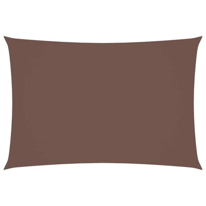 Vidaxl Voile d'ombrage rectangulaire 3x5 m - Marron - Jusqu'à -34%