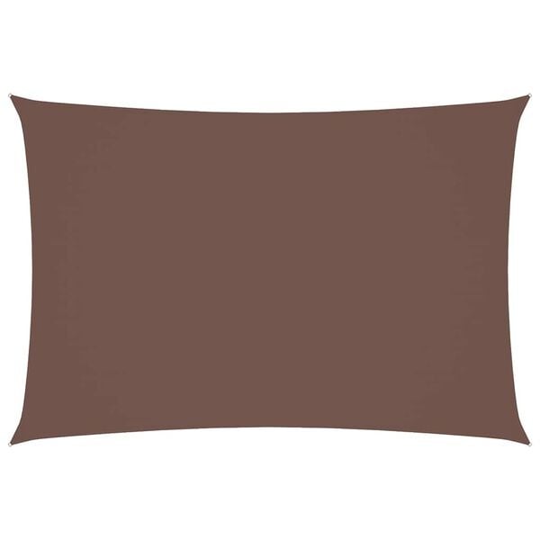 Vidaxl Voile d'ombrage rectangulaire 3x5 m - Marron - Jusqu'à -34%