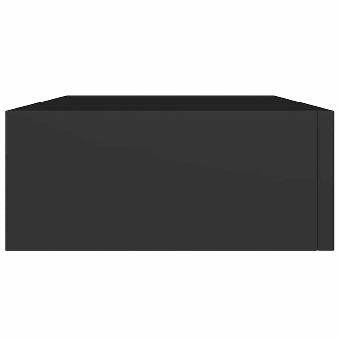 Vidaxl Étagère murale avec tiroir 40x23,5x10 cm noire - Jusqu'à -32% de remise