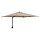 Parasol de jardin inclinable taupe - Jusqu'à 34% de remise