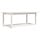 Table basse en pin massif blanc 110cm - Jusqu'à -73%