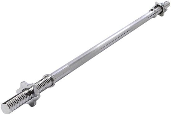 Viking Choice Barre de musculation droite 120 cm 25 mm - Acier chromé - Jusqu'à -32%