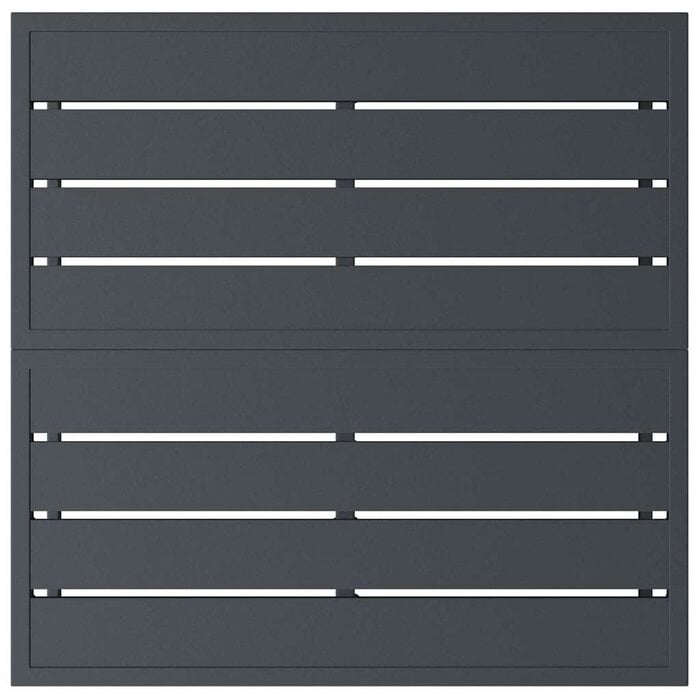 Vidaxl Table de jardin basse en acier anthracite - Jusqu'à -34%