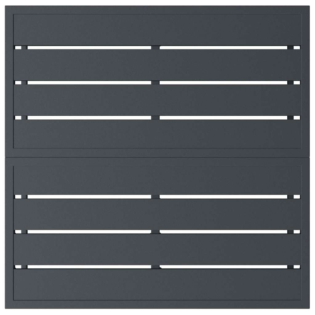 Vidaxl Table de jardin basse en acier anthracite - Jusqu'à -34%