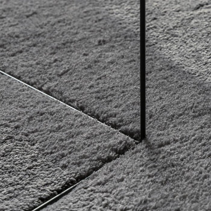 Vidaxl Tapis de sol rond 120x120 cm anthracite - Jusqu'à -33%