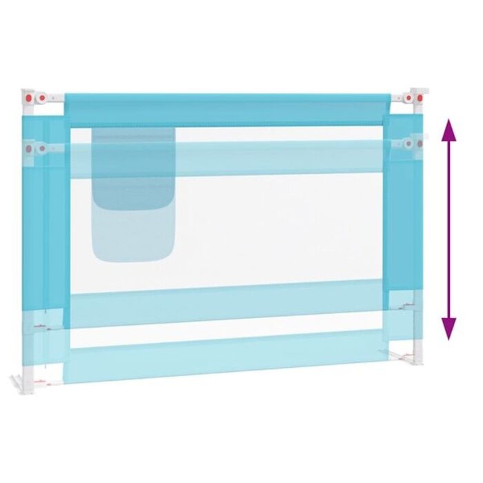 Vidaxl Barrière de lit enfant 100x25cm - Sécurité ajustable - Jusqu'à -33%