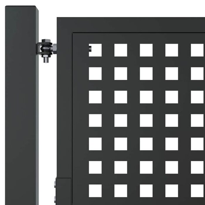 Vidaxl Portillon de jardin acier anthracite 105x175 cm - Jusqu'à 35% de réduction