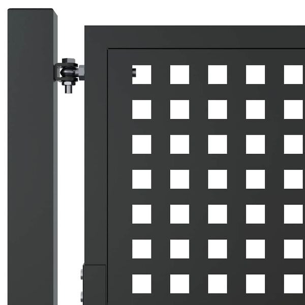 Vidaxl Portillon de jardin acier anthracite 105x175 cm - Jusqu'à 35% de réduction