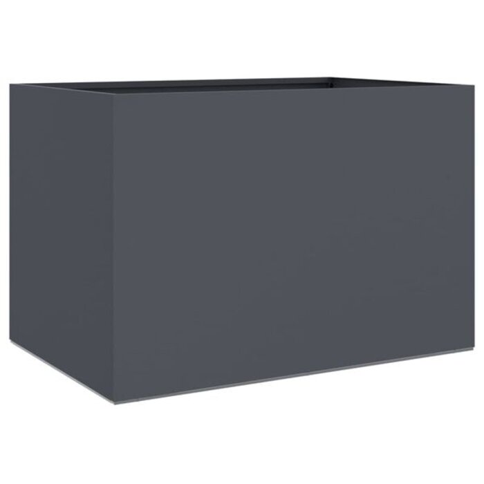 Vidaxl Bac à fleurs en acier anthracite 62x40x39 cm - Jusqu'à -33% de remise