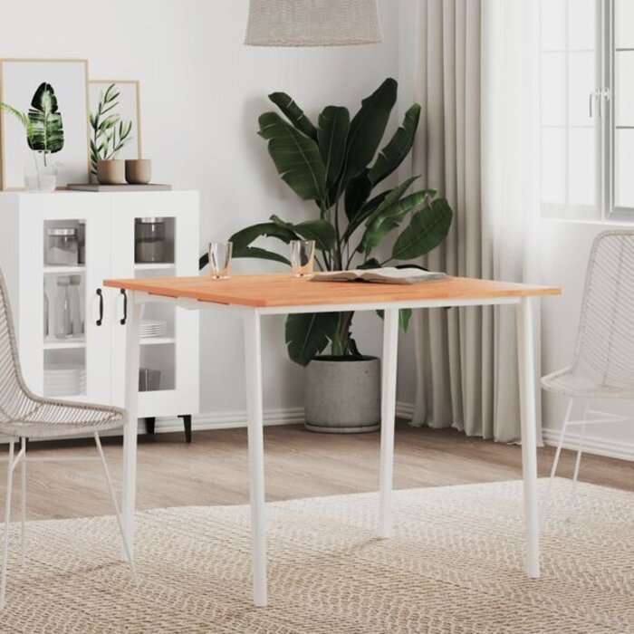 Vidaxl Plateau de table carré en hêtre massif 80x80 cm - Jusqu'à 34% de remise