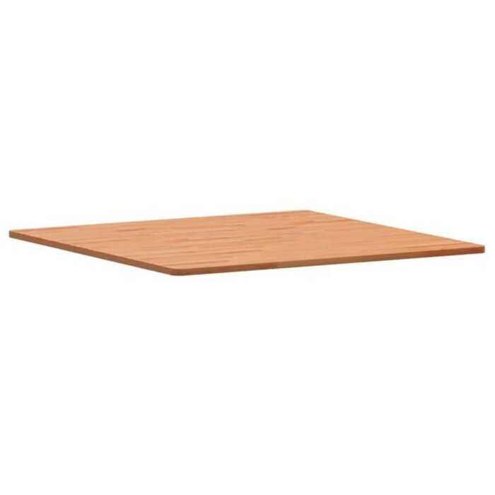 Vidaxl Plateau de table carré en hêtre massif 80x80 cm - Jusqu'à 34% de remise