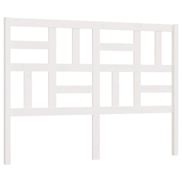 Vidaxl Tête de lit en pin massif blanc 126cm - Jusqu'à -32% sur votre sélection