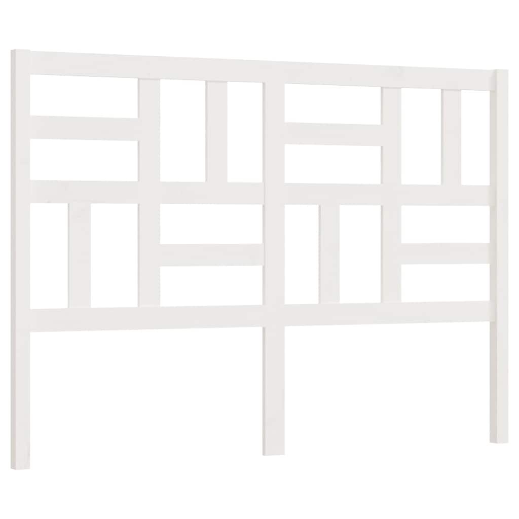 Vidaxl Tête de lit en pin massif blanc 126cm - Jusqu'à -32% sur votre sélection