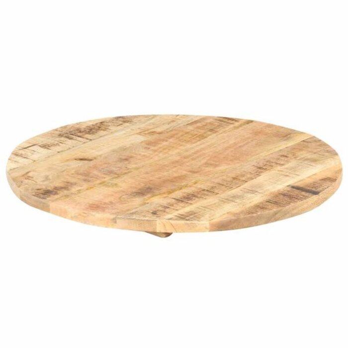 Vidaxl Plateau de table rond 80cm en bois de manguier massif - Jusqu'à -35%