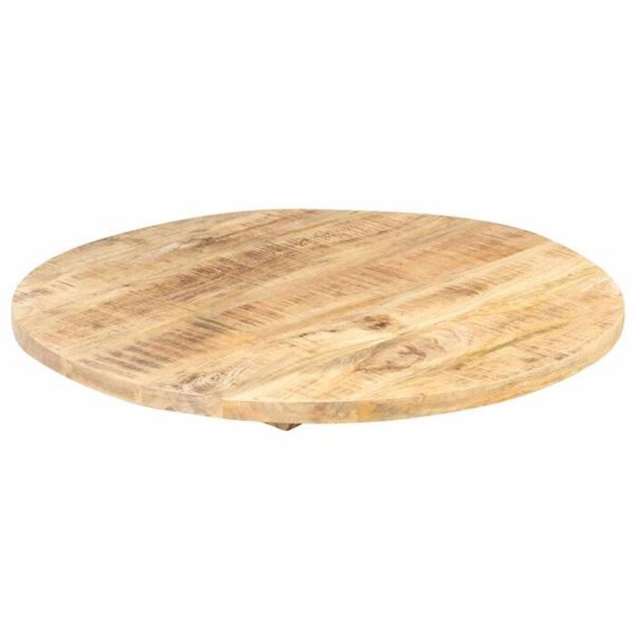 Vidaxl Plateau de table rond 80cm en bois de manguier massif - Jusqu'à -35%