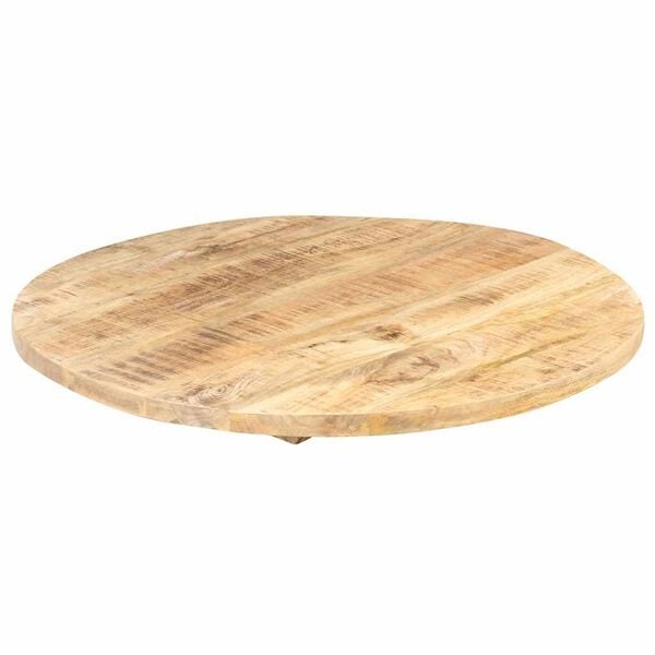 Vidaxl Plateau de table rond 80cm en bois de manguier massif - Jusqu'à -35%