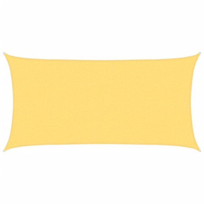 Vidaxl Voile d'ombrage rectangulaire 2x4m - Beige - Jusqu'à -33%