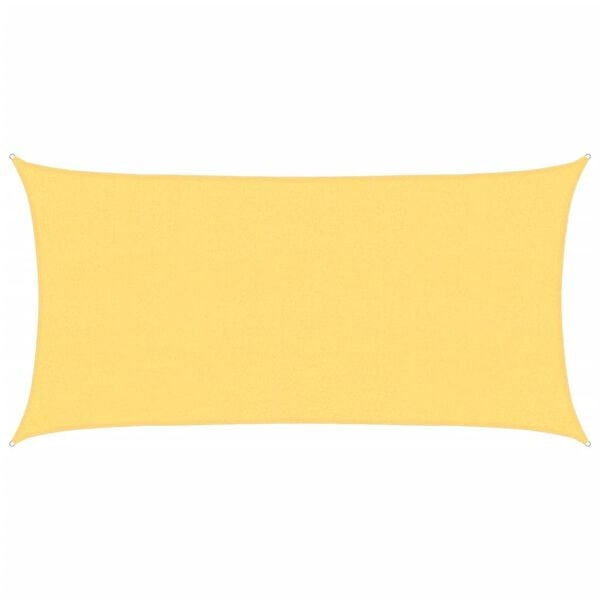Vidaxl Voile d'ombrage rectangulaire 2x4m - Beige - Jusqu'à -33%