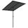 Parasol rectangulaire 2x1,5m Anthracite - Jusqu'à 38% de remise