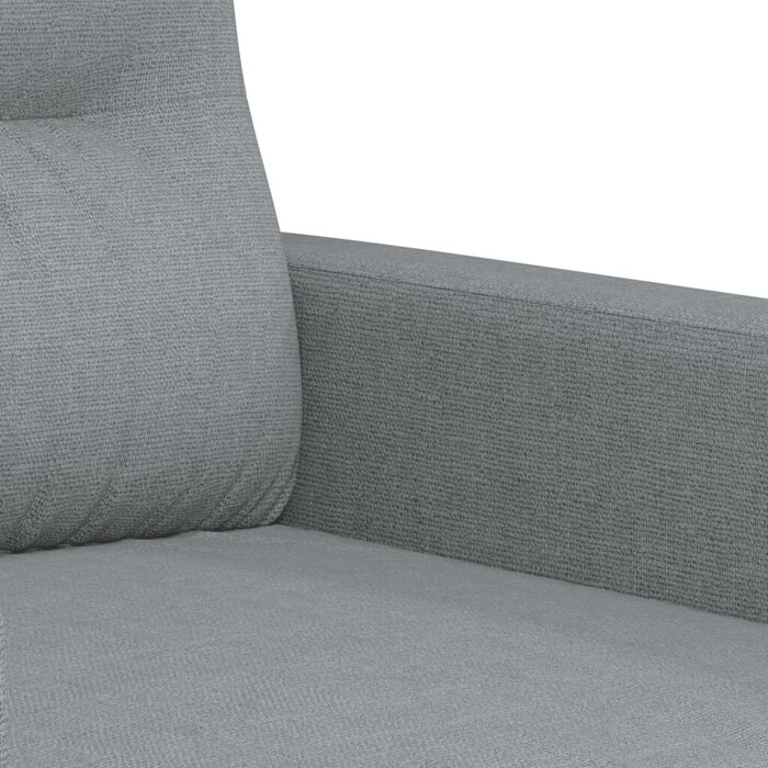 Vidaxl Canapé 2 places en tissu gris - Jusqu'à -38% sur notre sélection outlet
