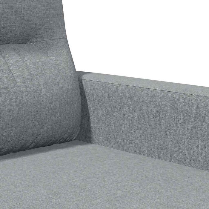 Vidaxl Canapé 2 places en tissu gris - Jusqu'à -38% sur notre sélection outlet