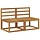 Lot de 2 modules canapé extérieur acacia massif - Jusqu'à -35%