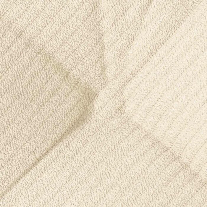 Vidaxl Lot de 4 coussins de siège 45x45 cm - Coton crème - Jusqu'à -33%