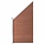 Panneau de clôture composite marron - Jusqu'à -35% sur votre jardin