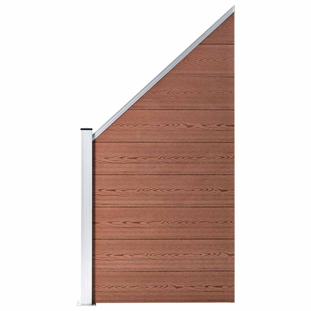 Vidaxl Panneau de clôture composite marron - Jusqu'à -35% sur votre jardin