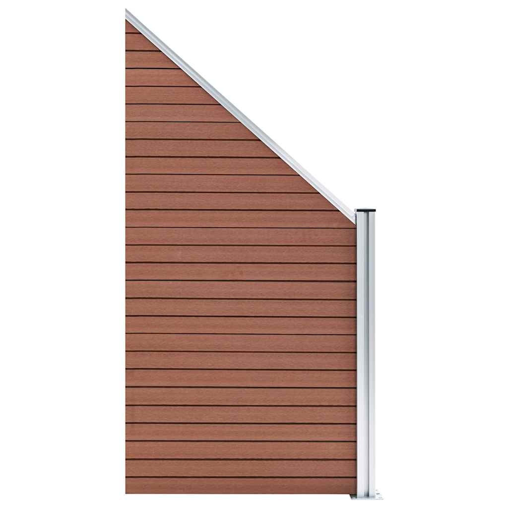 Vidaxl Panneau de clôture composite marron - Jusqu'à -35% sur votre jardin