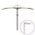 Parasol de balcon demi-lune 300x155 cm - Jusqu'à 33% de remise