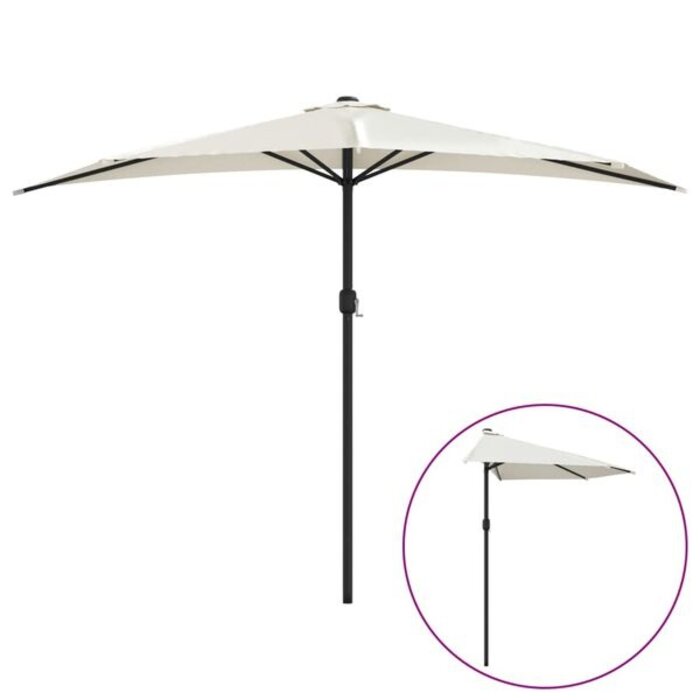 Vidaxl Parasol de balcon demi-lune 300x155 cm - Jusqu'à 33% de remise