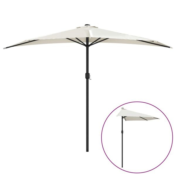 Vidaxl Parasol de balcon demi-lune 300x155 cm - Jusqu'à 33% de remise