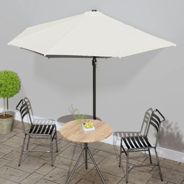 Vidaxl Parasol de balcon demi-lune 300x155 cm - Jusqu'à 33% de remise