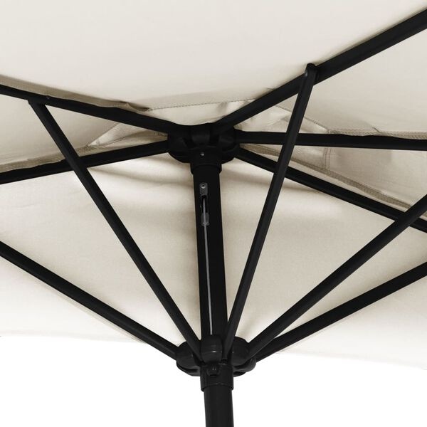 Vidaxl Parasol de balcon demi-lune 300x155 cm - Jusqu'à 33% de remise