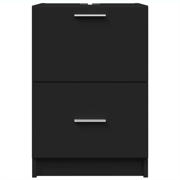 Vidaxl Meuble sous-vasque 40x37x59 cm noir - Jusqu'à -33%