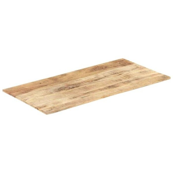 Vidaxl Plateau de table en bois de manguier massif 100 x 60 cm - Jusqu'à -35%