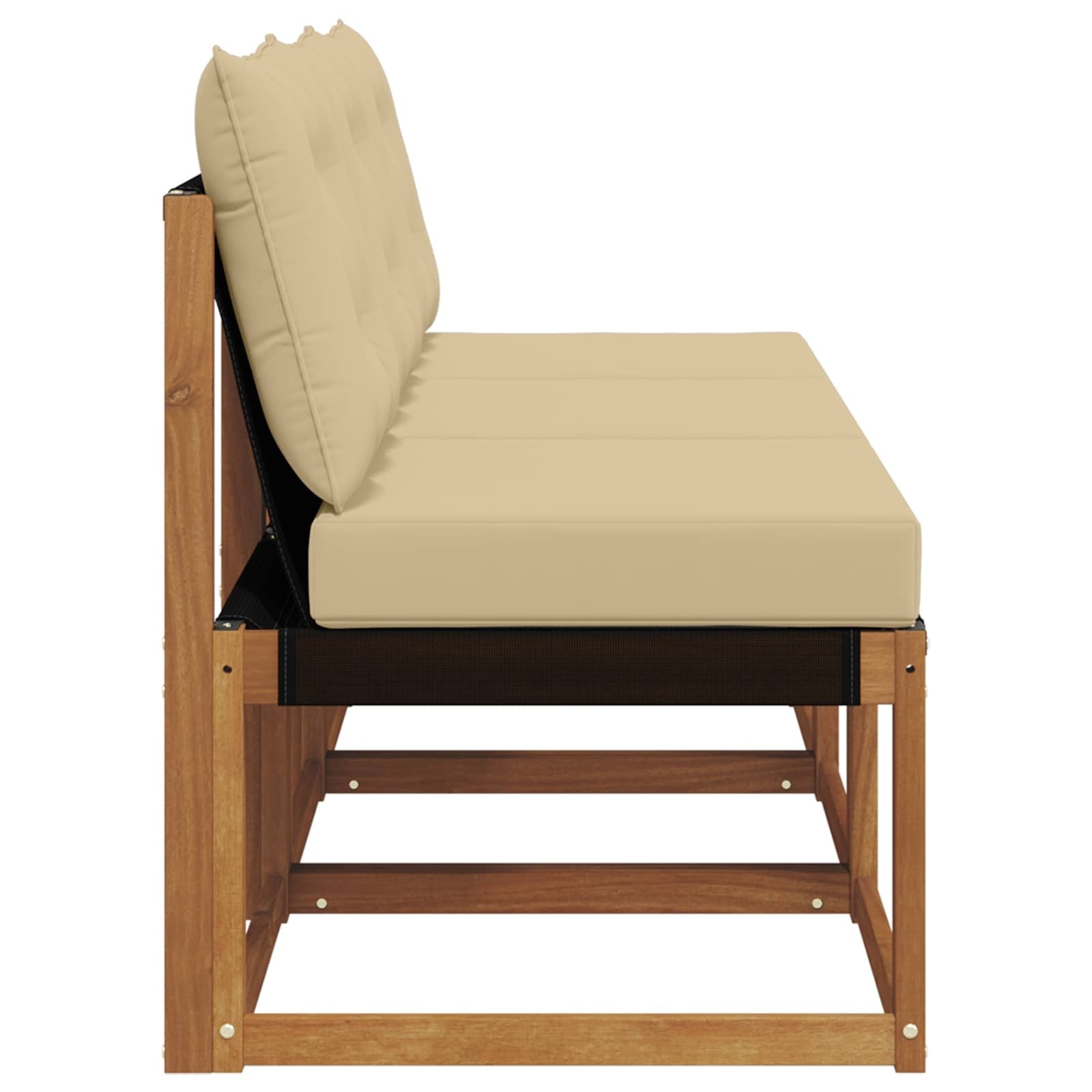 Vidaxl Canapé de jardin 3 places en bois d'acacia - Jusqu'à -35%