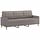 Canapé 3 places taupe 180 cm - Confort moderne - Jusqu'à -35%