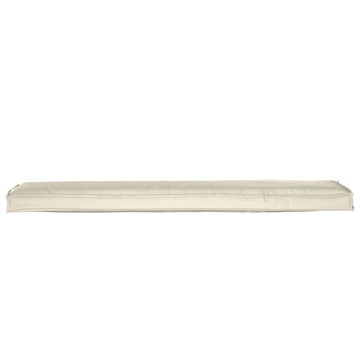 Coussin pour palette Oxford crème 180x40cm - Jusqu'à 33% de remise