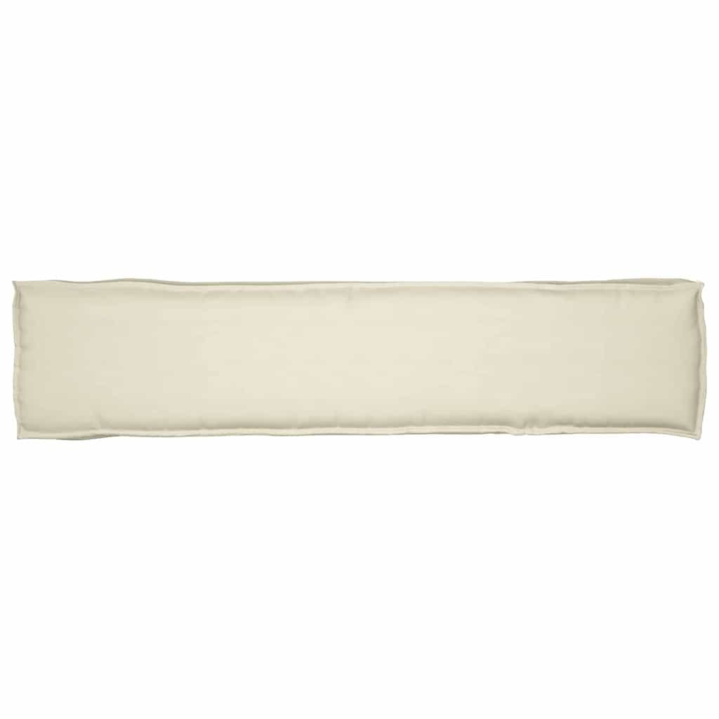 Coussin pour palette Oxford crème 180x40cm - Jusqu'à 33% de remise