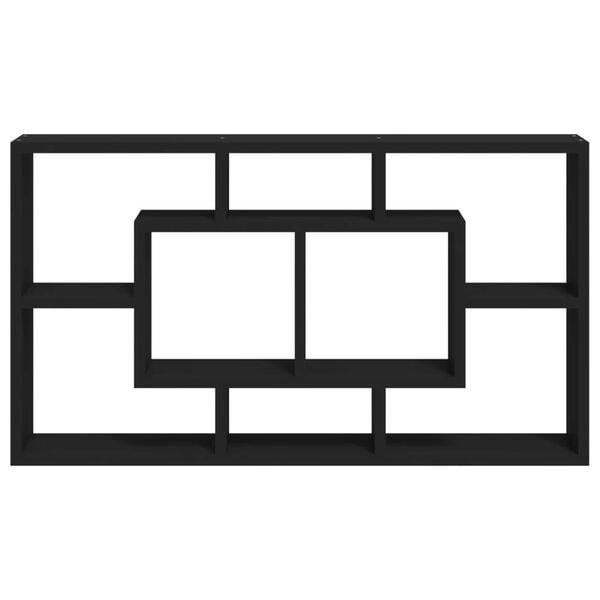 Étagère murale design 8 compartiments - Noir - Jusqu'à -33% de remise