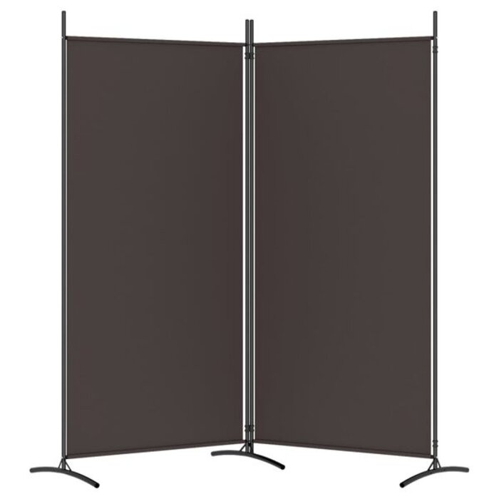 Vidaxl Paravent 2 panneaux 175x180 cm marron - Jusqu'à -32%