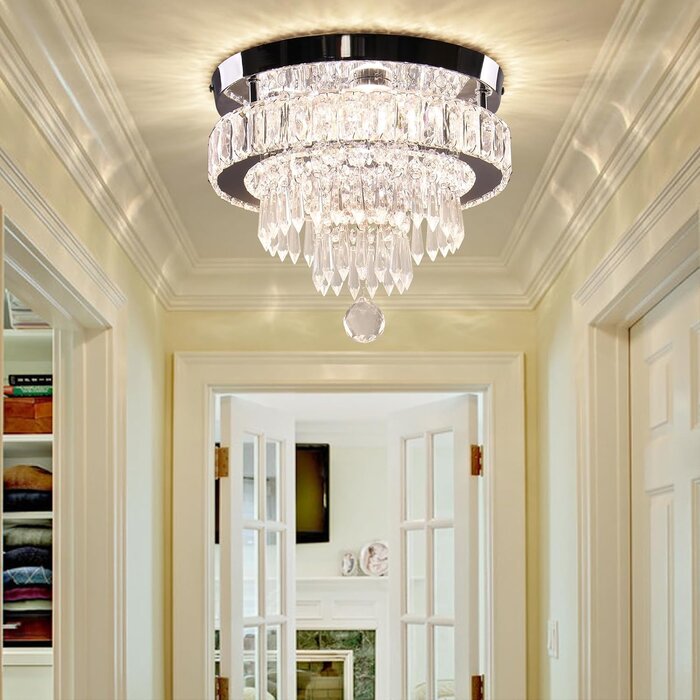 Plafonnier LED cristal 30 cm dimmable : jusqu'à -34% sur votre éclairage