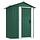 Abri de jardin en acier galvanisé vert - 126 x 97,5 x 177 cm - Jusqu'à -35%