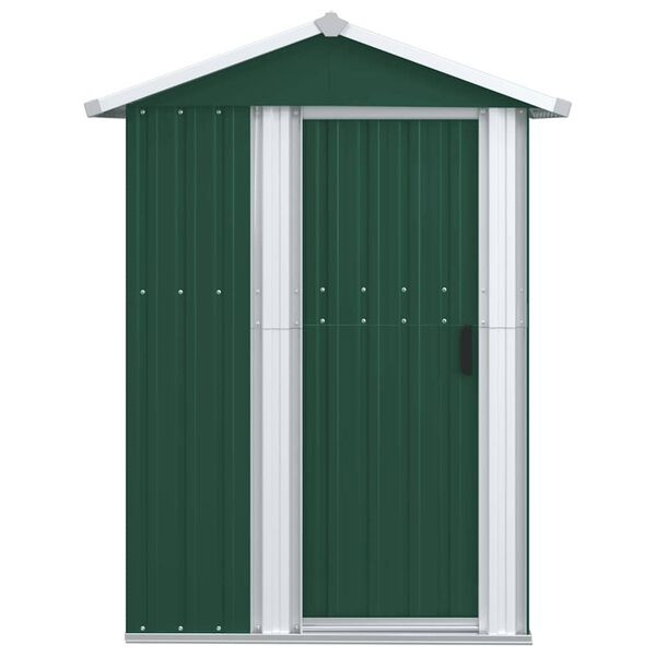 Vidaxl Abri de jardin en acier galvanisé vert - 126 x 97,5 x 177 cm - Jusqu'à -35%