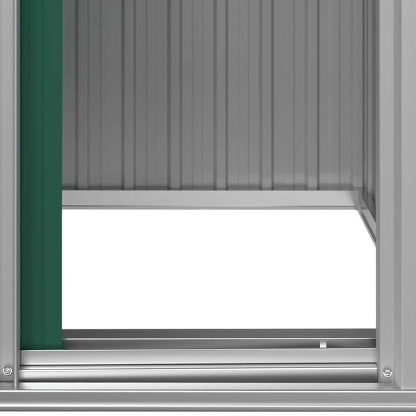 Vidaxl Abri de jardin en acier galvanisé vert - 126 x 97,5 x 177 cm - Jusqu'à -35%
